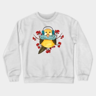 Chickadee Bird Crewneck Sweatshirt